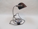 Chromovaná bankovní lampa