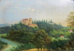 Strombinger Vilém (1845-1901) - Pohled na letohrádek ve Stromovce